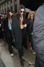 KENDALL JENNER Out and About in Manhattan 02/16/2016