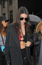 KENDALL JENNER Out and About in Manhattan 02/16/2016