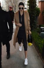 KENDALL JENNER Out and About in Milan 02/27/2016