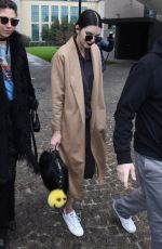 KENDALL JENNER Out and About in Milan 02/27/2016
