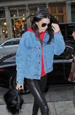 KENDALL JENNER Out for Lunch at Cipriani in Soho 02/12/2016