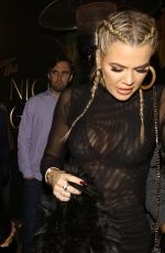 KHLOE KARDASHIAN at Nice Guy in West Hollywood 01/29/2016