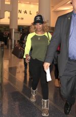 KIM BURRELL at LAX Airport in Los Angeles 02/08/2016