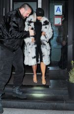 KIM KARDASHIAM Leaves Nerai Greek Restaurant in Manhattan 02/12/2016