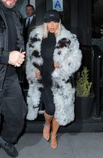 KIM KARDASHIAM Leaves Nerai Greek Restaurant in Manhattan 02/12/2016