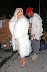 KIM KARDASHIAN at Negril Restaurant in New York 02/11/2016