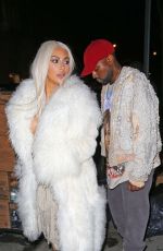 KIM KARDASHIAN at Negril Restaurant in New York 02/11/2016