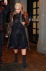 KIM KARDASHIAN Leaves Carbone in New York 02/15/2016