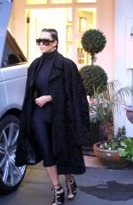 KIM KARDASHIAN Leaves Epione Salon in Beverly Hills 02/18/2016