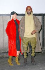 KIM KARDASHIAN Leaves Hamilton an American Musical Broadway Play in Manhattan 02/12/2016