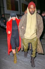 KIM KARDASHIAN Leaves Hamilton an American Musical Broadway Play in Manhattan 02/12/2016