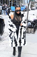 KIM KARDASHIAN Out and About in New York 02/10/2016