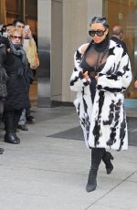 KIM KARDASHIAN Out and About in New York 02/10/2016