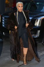 KIM KARDASHIAN Out and About in New York 02/13/2016