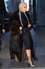 KIM KARDASHIAN Out and About in New York 02/13/2016