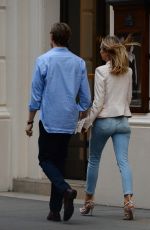 KIMBERLEY GARNER Out and About in London 02/21/2016