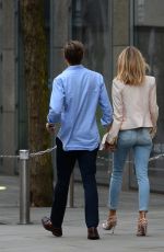 KIMBERLEY GARNER Out and About in London 02/21/2016
