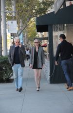 KIRSTEN DUNST and Her Father Klaus Dunst Out in Los Angeles 02/03/2016
