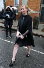 KIRSTEN DUNST at Rodarte 2016 Fashion Show in New York 02/16/2016