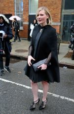 KIRSTEN DUNST at Rodarte 2016 Fashion Show in New York 02/16/2016