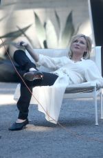 KIRSTEN DUNST on the Set of a Photoshoot in Los Angeles 02/09/2016