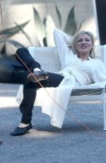 KIRSTEN DUNST on the Set of a Photoshoot in Los Angeles 02/09/2016