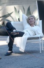 KIRSTEN DUNST on the Set of a Photoshoot in Los Angeles 02/09/2016