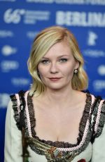 KIRTSEN DUNST at Midnight Special Photocall in Berlin 02/12/2016