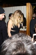 KOURTNEY and KHLOE KARDASHIAN at Nice Guy in West Hollywood 02/15/2016