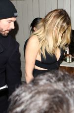 KOURTNEY and KHLOE KARDASHIAN at Nice Guy in West Hollywood 02/15/2016