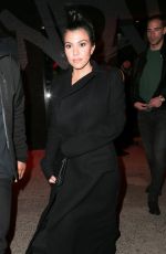 KOURTNEY KARDASHIAN Arrives for Dinner at Vandal Restaurant in New York 02/10/2016