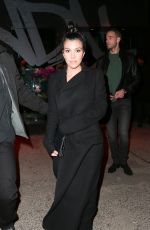 KOURTNEY KARDASHIAN Arrives for Dinner at Vandal Restaurant in New York 02/10/2016