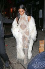 KOURTNEY KARDASHIAN at Negril Restaurant in New York 02/11/2016