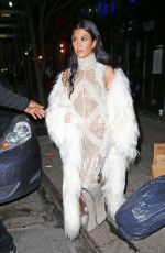 KOURTNEY KARDASHIAN at Negril Restaurant in New York 02/11/2016