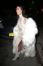 KOURTNEY KARDASHIAN at Negril Restaurant in New York 02/11/2016