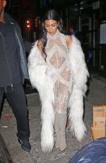 KOURTNEY KARDASHIAN at Negril Restaurant in New York 02/11/2016