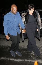 KRIS JENNER Out for a Beverly Hills Salon’s Grand Opening 02/04/2016