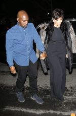 KRIS JENNER Out for a Beverly Hills Salon’s Grand Opening 02/04/2016