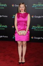 KRISTEN BELL at Zootopia Premiere in Los Angeles 02/17/2016