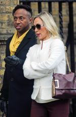 KRISTINA RIHANOFF Out and About in London 02/10/2016