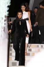 KYLIE JENNER and KOURTNEY KARDASHIAN Out for a Beverly Hills Salon’s Grand Opening 02/04/2016