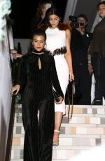 KYLIE JENNER and KOURTNEY KARDASHIAN Out for a Beverly Hills Salon’s Grand Opening 02/04/2016