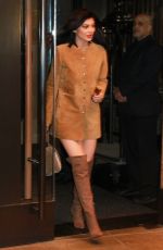 KYLIE JENNER Leaves Her Hotel in New York 02/09/2016
