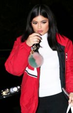 KYLIE JENNER Night Out in Los Angeles 02/03/22016