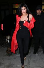 KYLIE JENNER Night Out in New York 02/12/2016