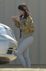 KYLIE JENNER on the Set of Keeping Up With The Kardasians in Los Angeles 02/05/2016