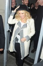 KYLIE MINOGUE and Joshua Sasse Out in London 02/05/2016