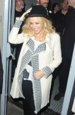 KYLIE MINOGUE and Joshua Sasse Out in London 02/05/2016