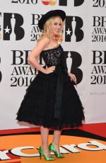 KYLIE MINOGUE at Brit Awards 2016 in London 02/24/2016