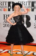 KYLIE MINOGUE at Brit Awards 2016 in London 02/24/2016